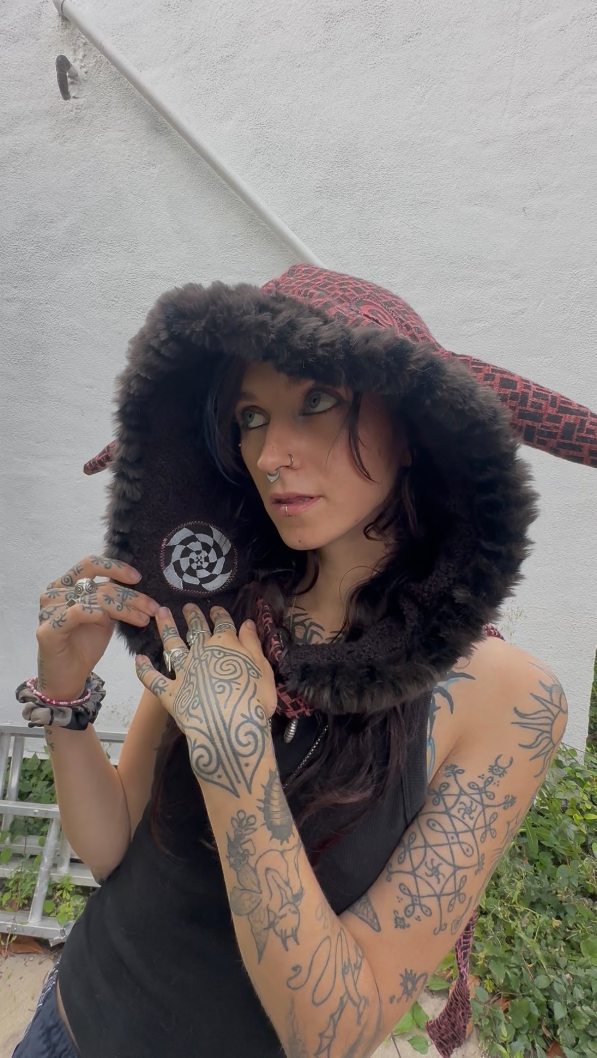 Glitch Jester Hood