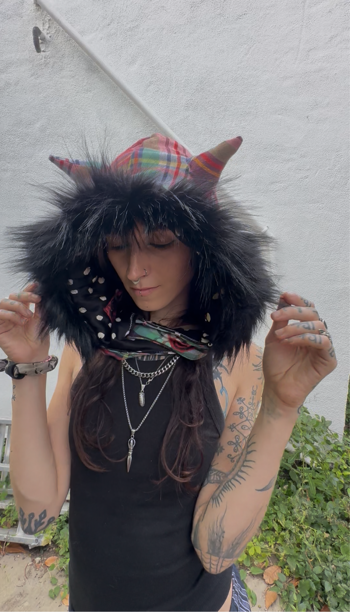 Punky Cat Hood