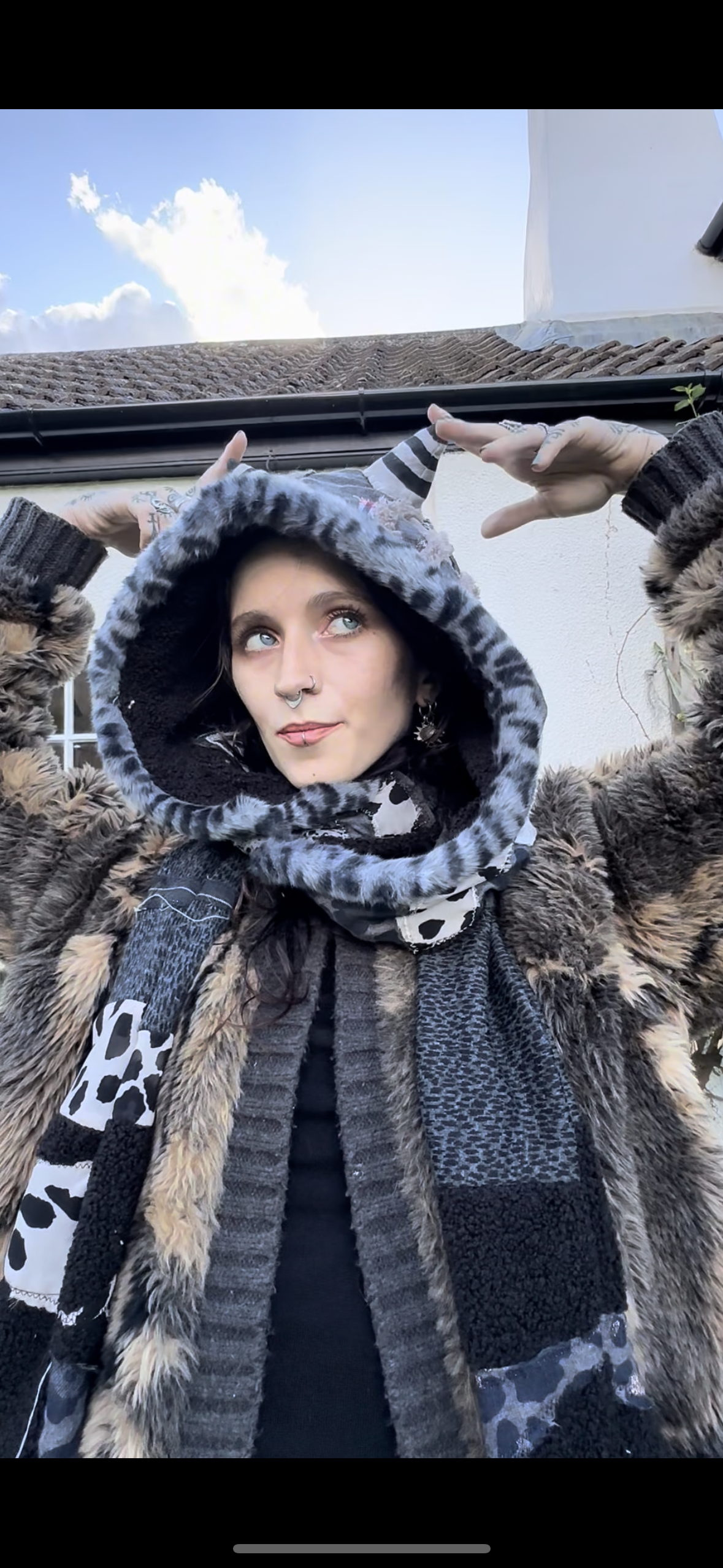 Cyber Leopard Hood