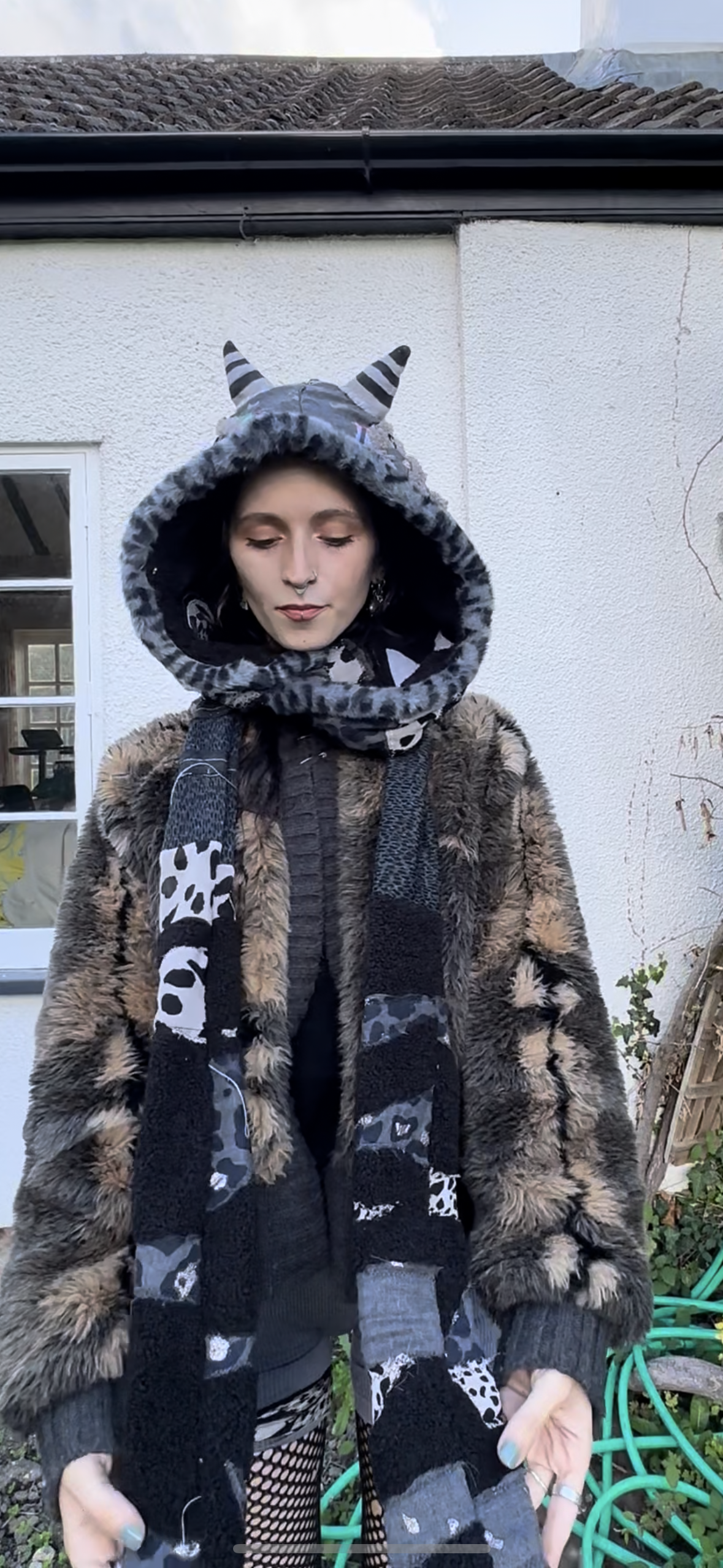 Cyber Leopard Hood