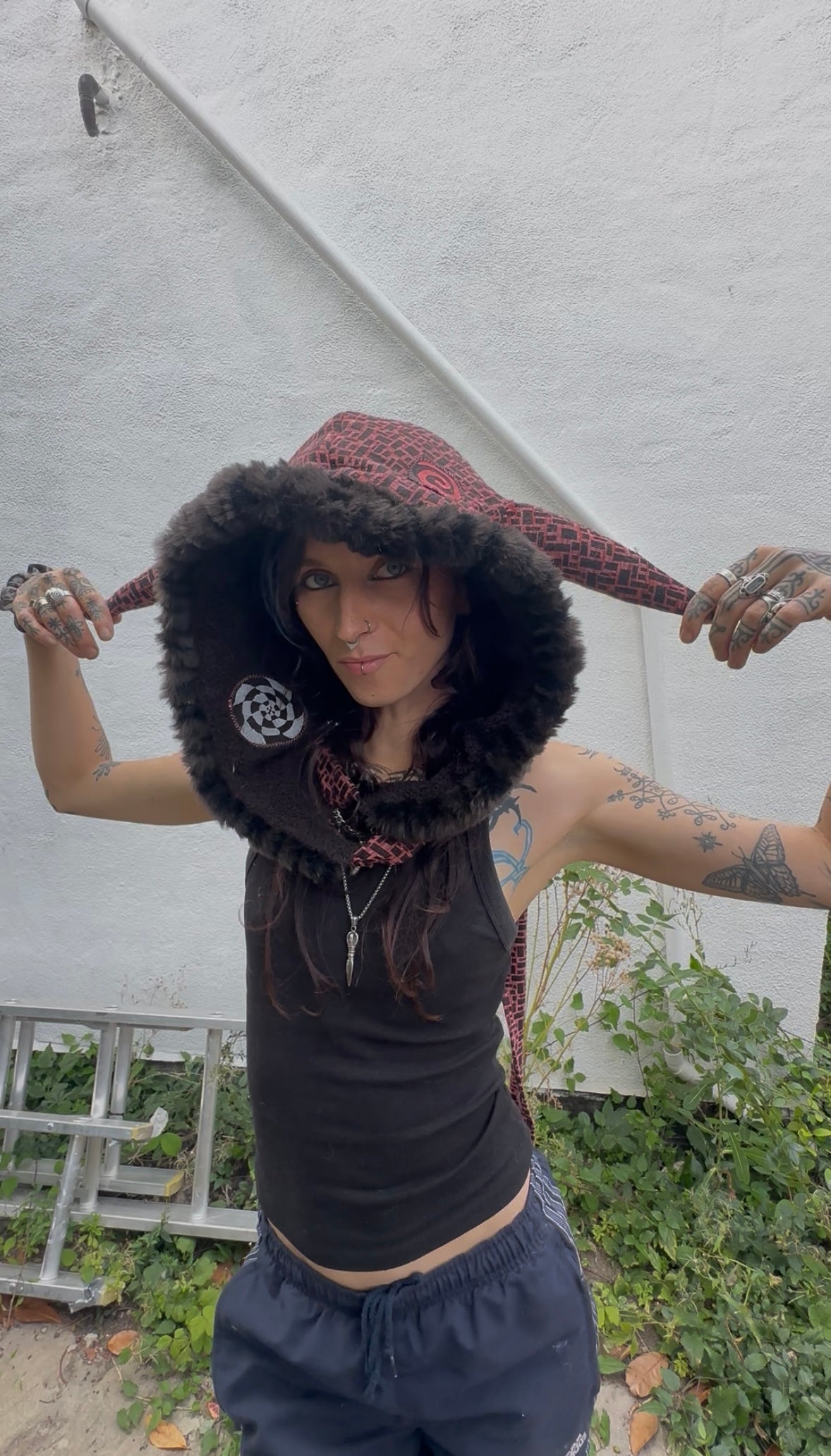 Glitch Jester Hood