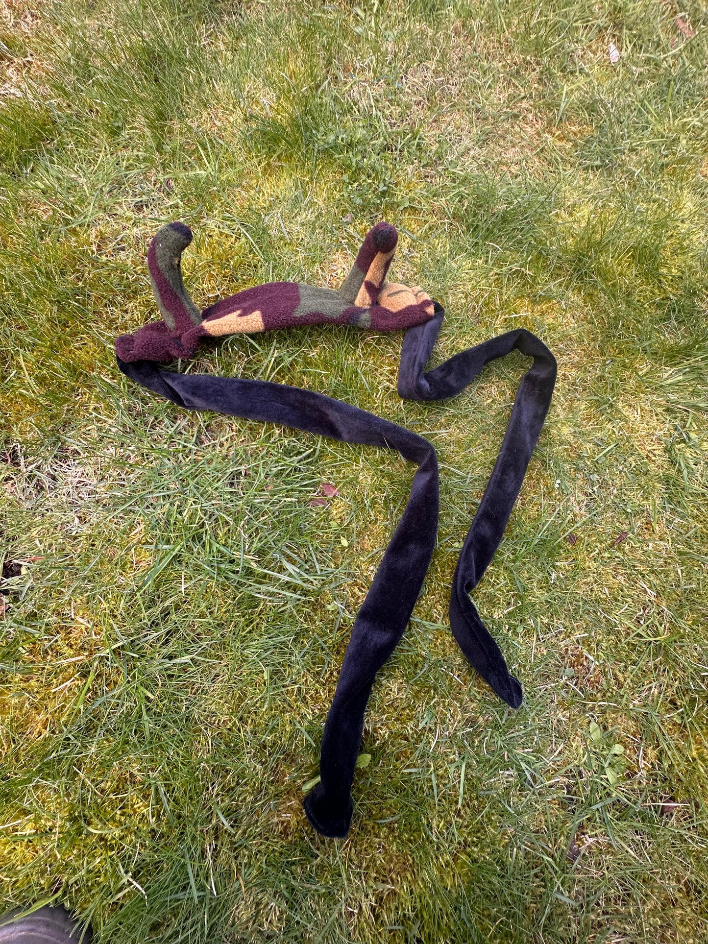 Camo Devil tie on horns