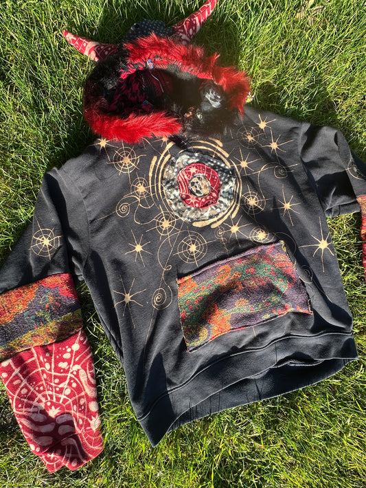 Celestial Devil Hoodie Size XL