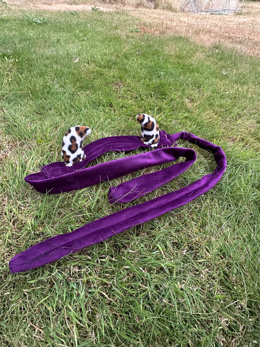 Purp leopard hornz