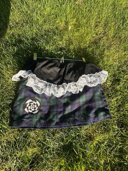 Punky spiral skirt