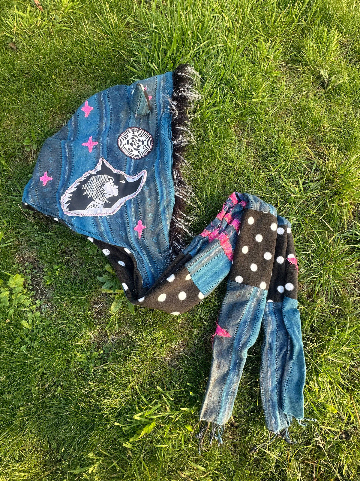 Polka dreamer hood