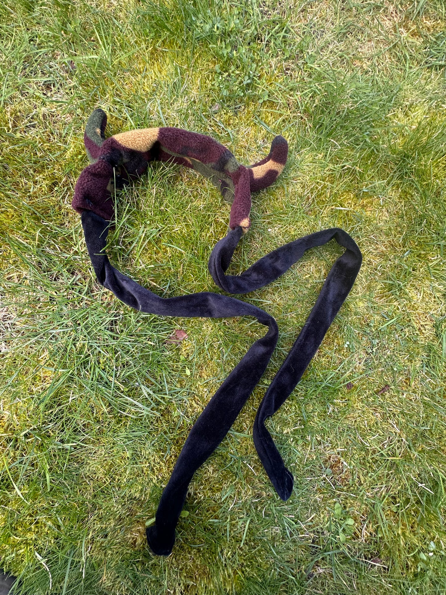 Camo Devil tie on horns