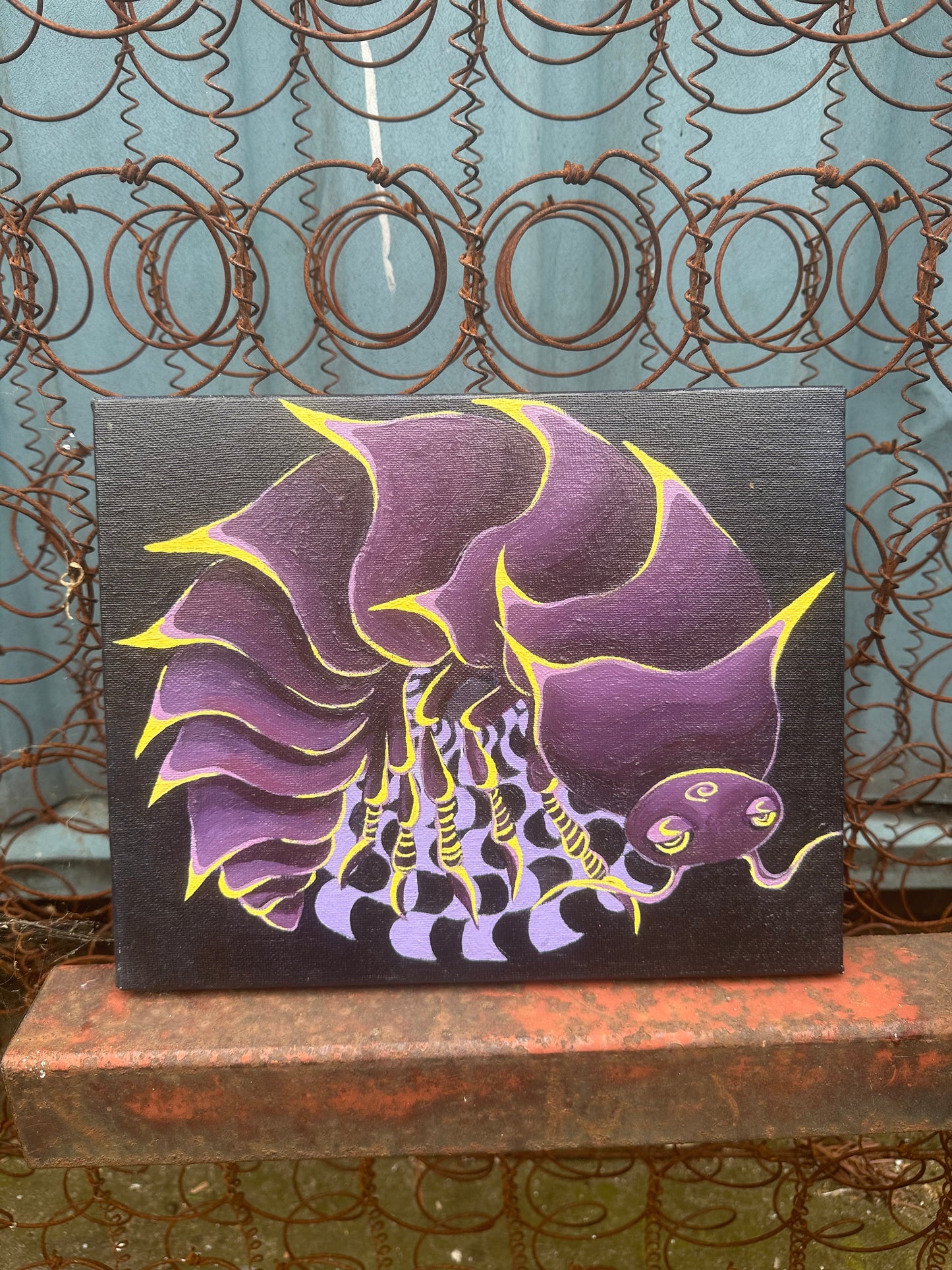 Isopod - original painting 8 x 10 “