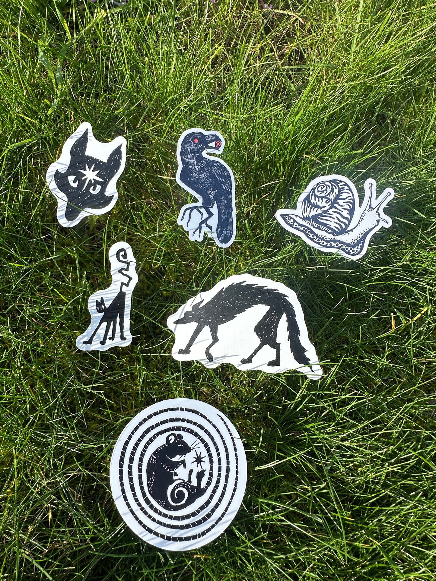 Folklore creatures sticker bundle