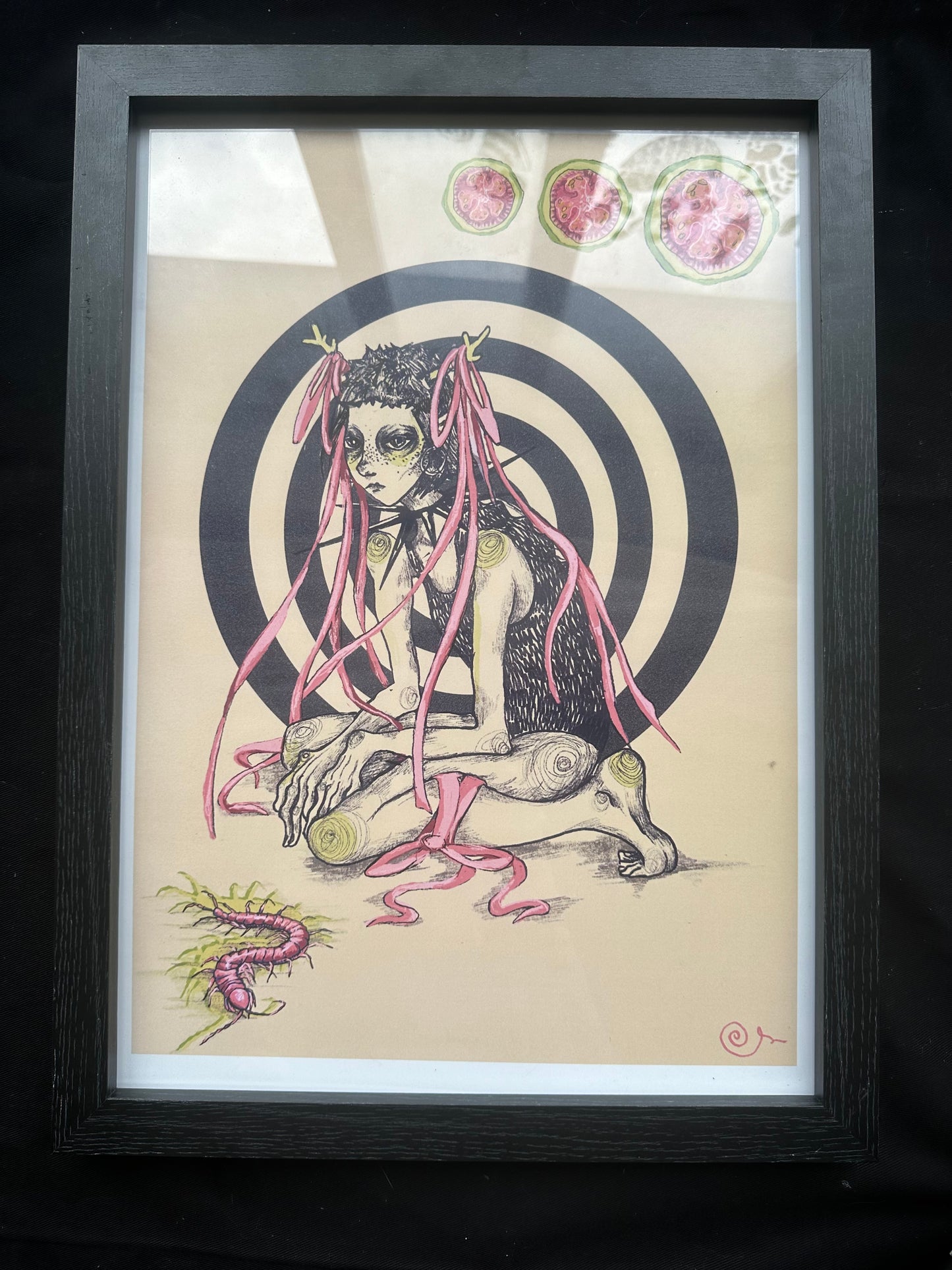 Optical Fae Series - ‘Guava’ A3 print