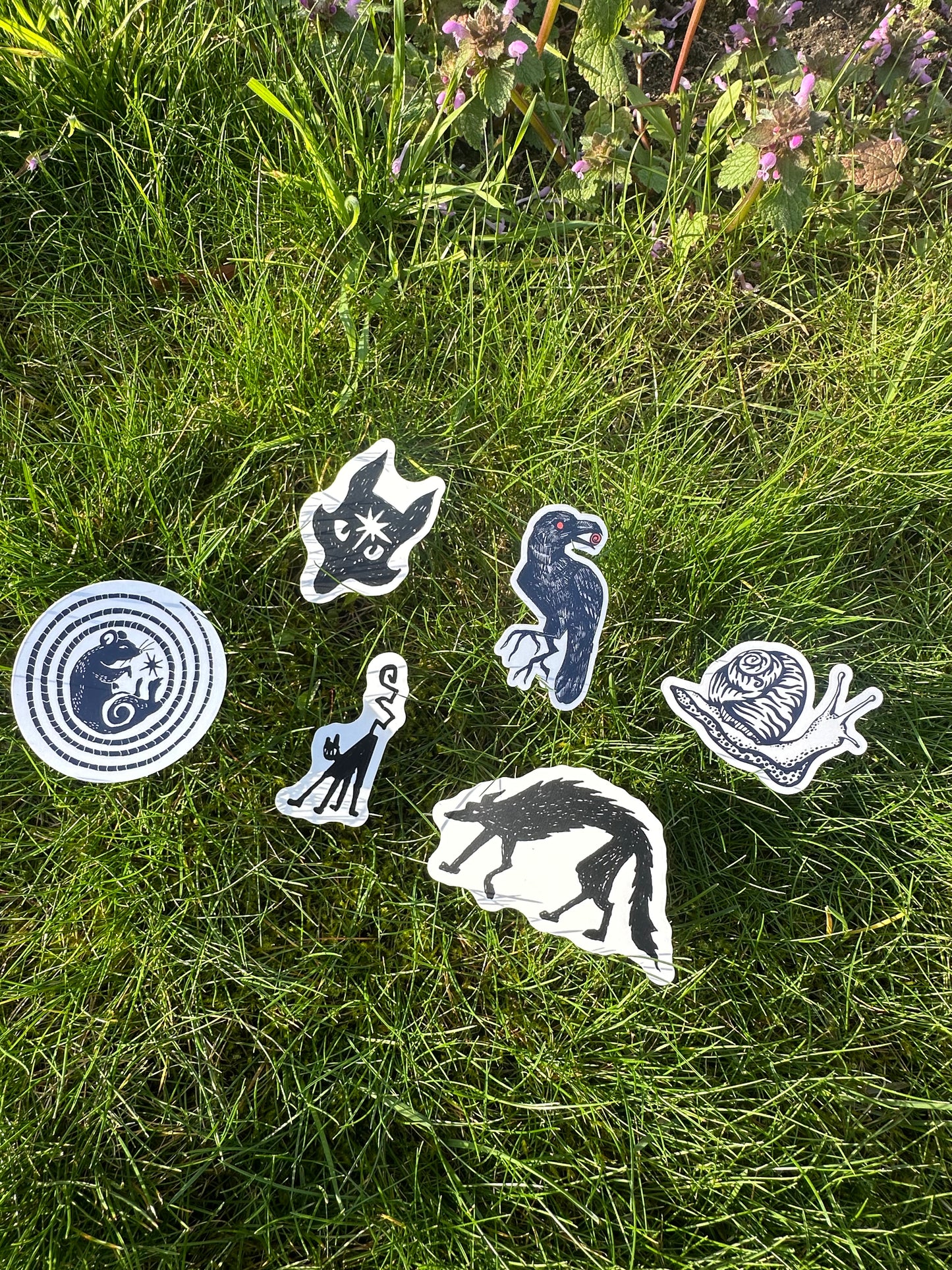 Folklore creatures sticker bundle